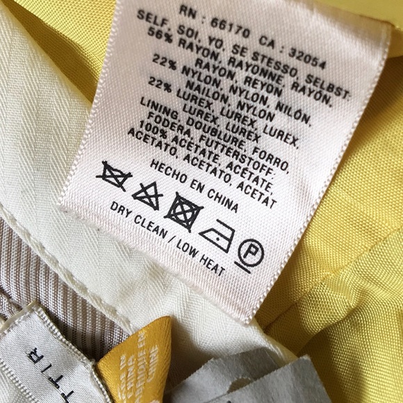 Leifsdottir Anthropologie Gold Brocade Shorts 4 6 - Picture 8 of 12